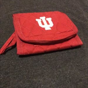 IU quilted keepers wallet